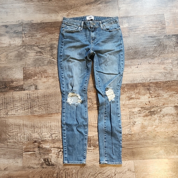 PAIGE Denim - Paige women's jeans size 29 style: Verdugo ankle distressed P049